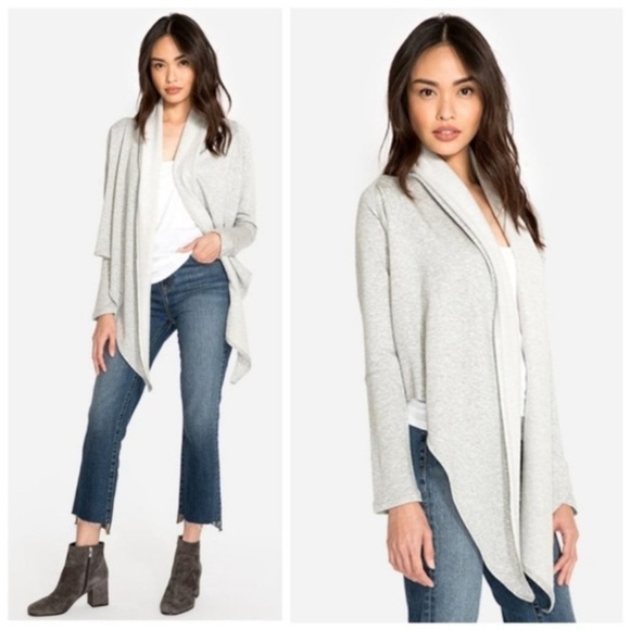 JOHNNY WAS Calmé French Terry Open Front Cardigan - Picture 1 of 12
